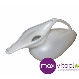 Urinaal voor vrouwen, melkwit