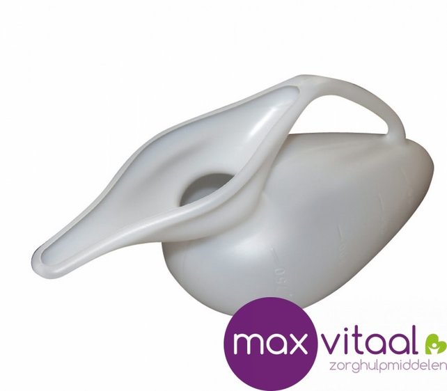 Urinaal voor vrouwen, melkwit