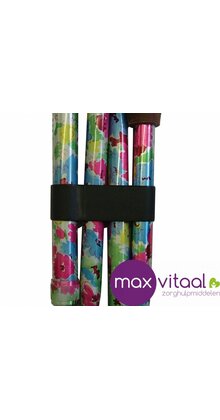 Houder voor opvouwbare wandelstok