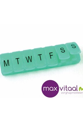 Pillendoos normaal - 7 dagen - 1 vak per dag