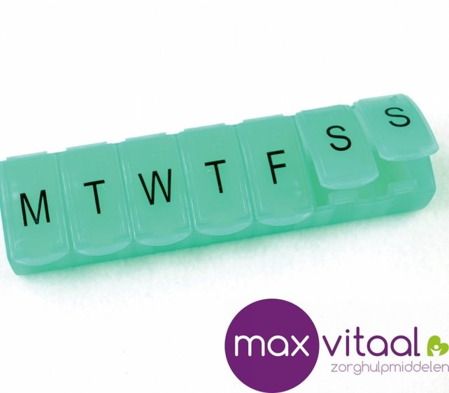 Pillendoos normaal - 7 dagen - 1 vak per dag Pillendoos normaal - 7 dagen - 1 vak per dag