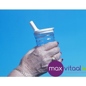 Drinkbeker geribbeld Sure Grip - los tuitdeksel