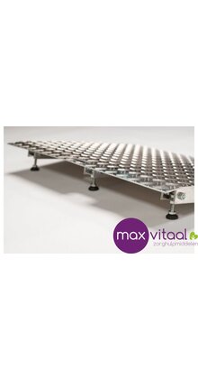 Verstelbare aluminium drempelhulpen 4,5 - 6,5 cm