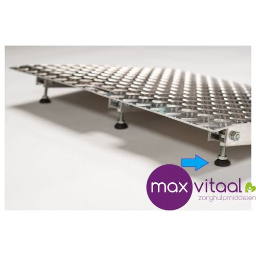 Verstelbare aluminium drempelhulpen 4,5 - 6,5 cm