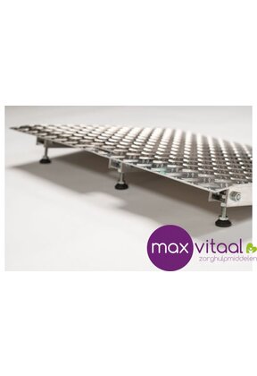 Verstelbare aluminium drempelhulpen 6 - 8,5 cm