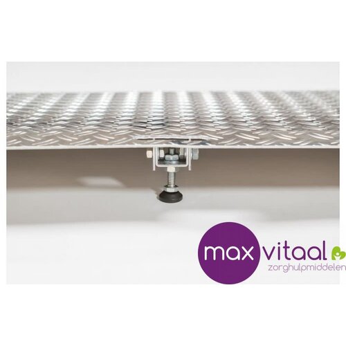 Verstelbare aluminium drempelhulpen 6 - 8,5 cm