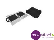 Opvouwbare metalen drempelhulp 76 x 40 cm