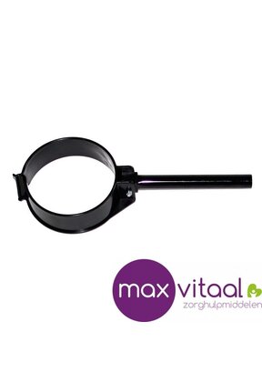 Elleboogkruk Accessoires:  Extra grote gesloten 12 CM, scharnierende manchet per stuk