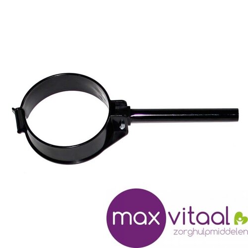 Elleboogkruk Accessoires:  Extra grote gesloten 12 CM, scharnierende manchet per stuk