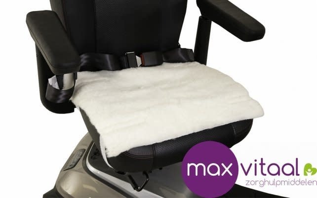 Schapenvacht voor rolstoel -