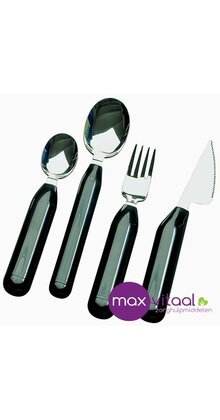 Lichtgewicht bestek met dikke handgreep -