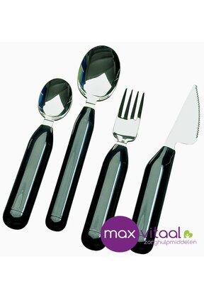 Lichtgewicht bestek met dikke handgreep -