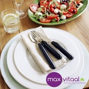 Lichtgewicht bestek met dikke handgreep -