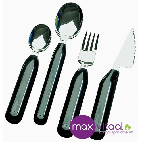 Lichtgewicht bestek met dikke handgreep -