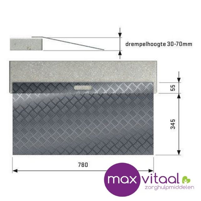 SecuCare Drempelhulp Aluminium