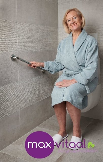 Secucare Wandbeugel RVS geborsteld ø25 Secucare Wandbeugel RVS geborsteld ø25