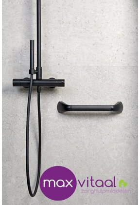 SecuCare Wandbeugel aluminium, zwart/alu