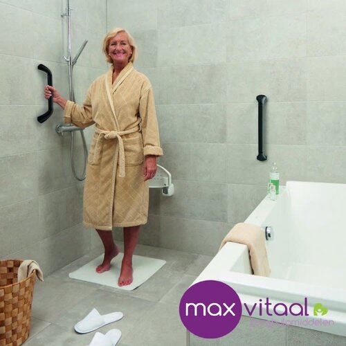 SecuCare Wandbeugel aluminium, zwart/alu