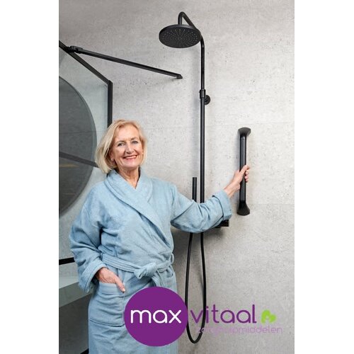 SecuCare Wandbeugel aluminium, zwart/alu