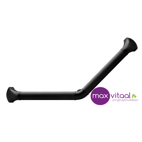 SecuCare Wandbeugel aluminium hoek 45˚, zwart SecuCare Wandbeugel aluminium hoek 45˚, zwart