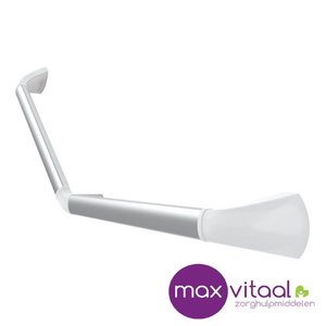 SecuCare Wandbeugel aluminium hoek 45˚, wit