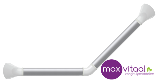 SecuCare Wandbeugel aluminium hoek 45˚, wit SecuCare Wandbeugel aluminium hoek 45˚, wit