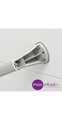 SecuCare RVS bevest.plaatje voor lijmbevesti. wandbeugel, 2 stuks