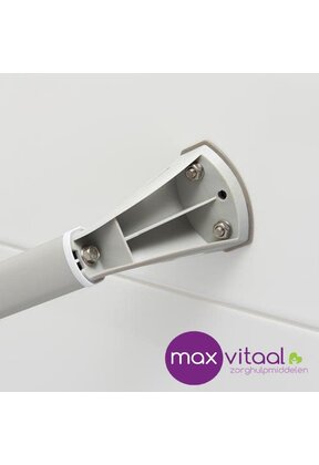 SecuCare RVS bevest.plaatje voor lijmbevesti. wandbeugel, 2 stuks