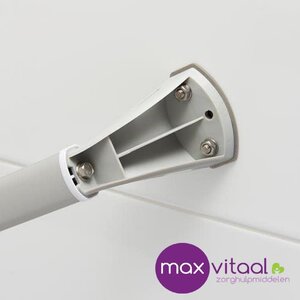 SecuCare RVS bevest.plaatje voor lijmbevesti. wandbeugel, 2 stuks