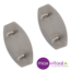 Secucare SecuCare RVS Bevestigingsplaatje voor lijmbevestiging wandbeugel, 2 stuks