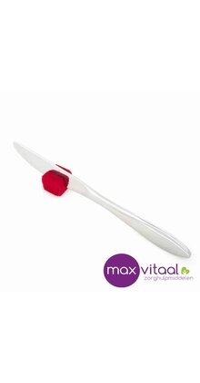 Bestekhouder mes rood