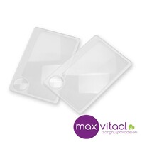 Vergrootglas visitekaartje 8,5x5cm (per 2 stuks)