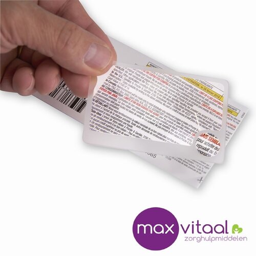 Vergrootglas visitekaartje 8,5x5cm (per 2 stuks)