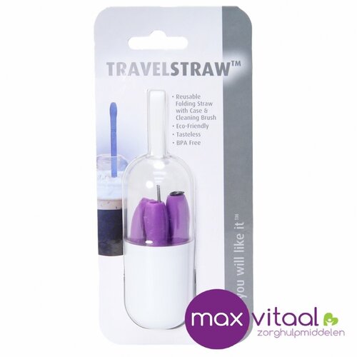 TravelStraw opvouwbaar siliconen rietje TravelStraw opvouwbaar siliconen rietje