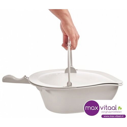 Ondersteek ovaal met deksel t.b.v. Clean douche/toiletstoel, grijs Ondersteek ovaal met deksel t.b.v. Clean douche/toiletstoel, grijs