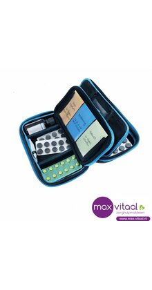 Pillbase Travel - zwart / blauw