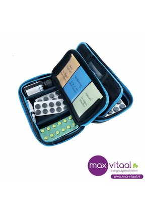 Pillbase Travel - zwart / blauw