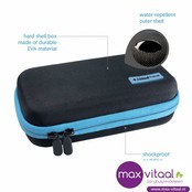 Pillbase Travel - zwart / blauw Pillbase Travel - zwart / blauw