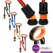 Wandelstok met ovalen handvat