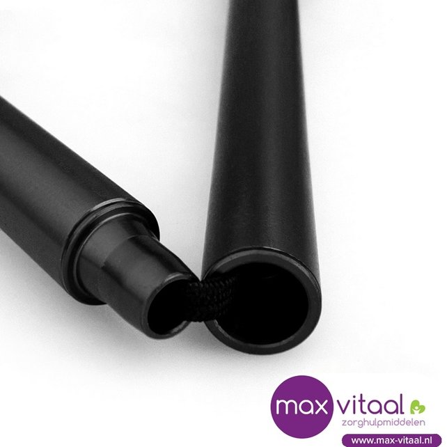 Wandelstok met ovalen handvat