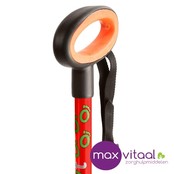 Wandelstok met ovalen handvat