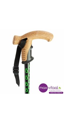 Wandelstok met kurken handvat -