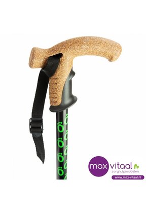 Wandelstok met kurken handvat -