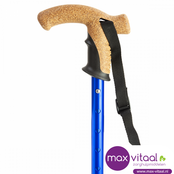 Wandelstok met kurken handvat - Wandelstok met kurken handvat -