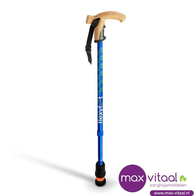 Wandelstok met kurken handvat - Wandelstok met kurken handvat -