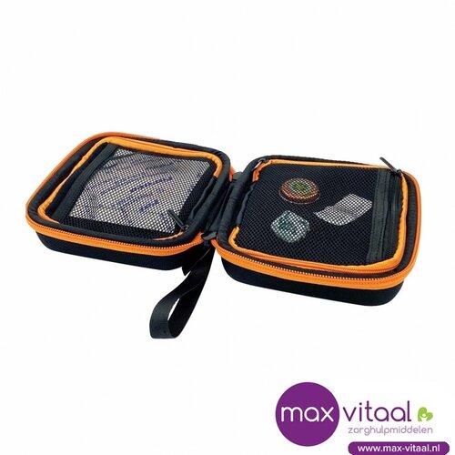 Pillbase Travel Mini - zwart / oranje Pillbase Travel Mini - zwart / oranje