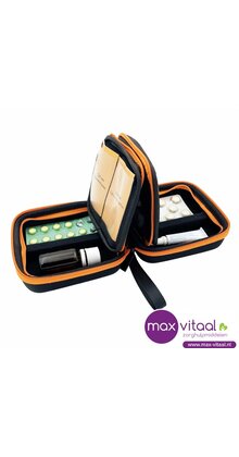 Pillbase Travel Mini - zwart / oranje