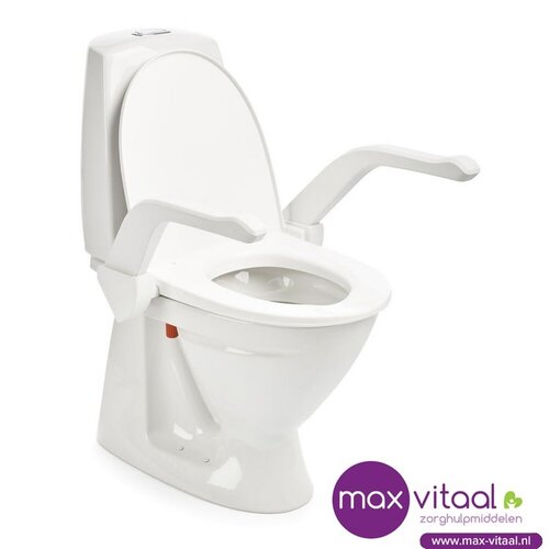 Etac My-Loo toiletverhoger vaste montage met armsteunen