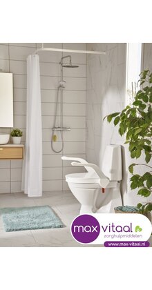 Etac My-Loo toiletverhoger vaste montage met armsteunen
