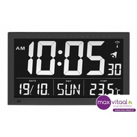 Radiografische klok met temperatuur XL